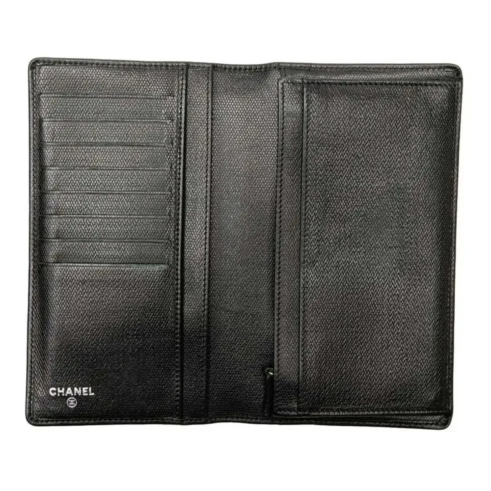 CHANEL Black Leather Wallet